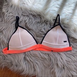 triangl velvet bikini top xl